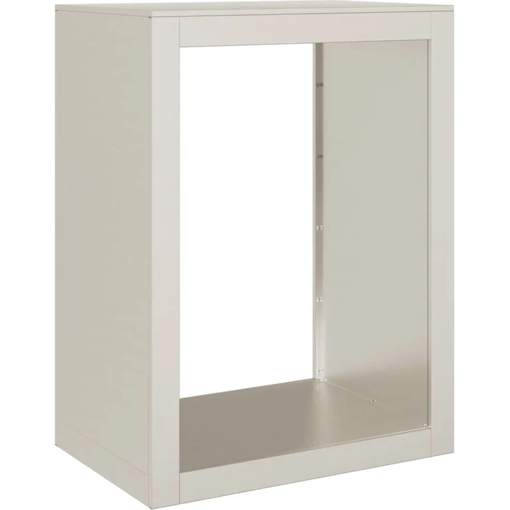 vidaXL Brennholzregal 60x40x80 cm Wetterfester Stahl 851002 – Bild 3