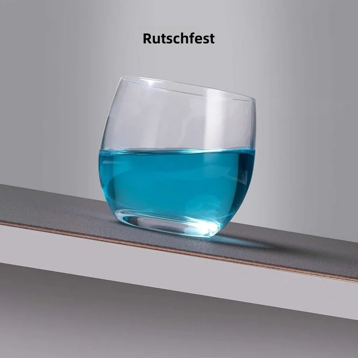 Rhein Beleuchtung Platzset Tischsets und Untersetzer aus Leder, doppelseitig(Graugelb, 4er-Set), (Set, 4-St, tischsets platzsets abwaschbar, tischset leder, tischmatte), Hitzebeständig, wärmeisolierend, rutschfest, beidseitig verwendbar – Bild 3