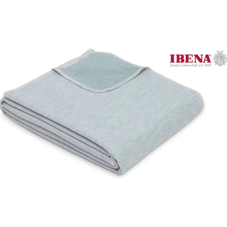 Wohndecke Wohndecke Lausanne, IBENA, in schlichtem Melange-Look – Bild 1