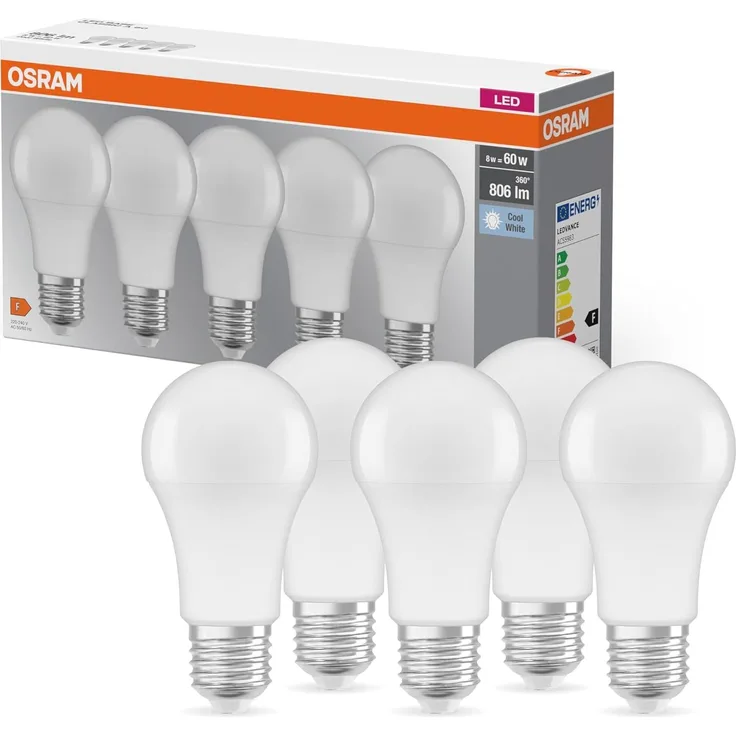 OSRAM LED BASE CLASSIC A 60 FR 8. 5 W/4000 K E27
