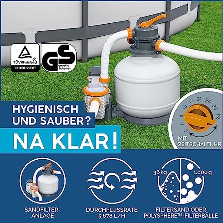 Bestway 'Hydrium™ Swimmingpool-Set Ø 460x120 cm – Bild 4
