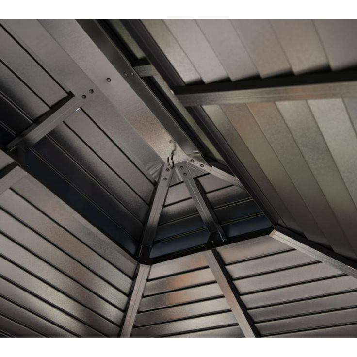 Sojag Aluminium Grillpavillon Maui | Holzoptik | – Bild 5