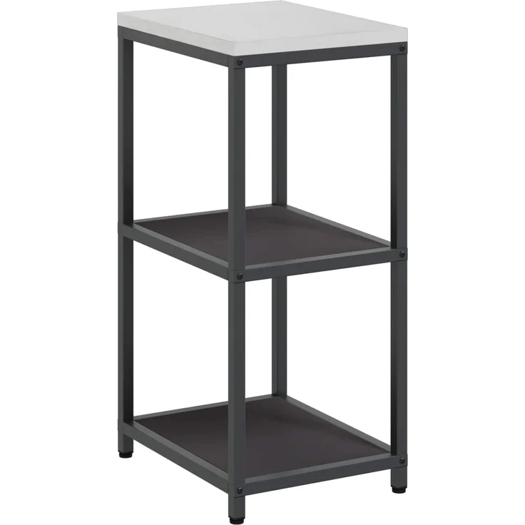 vidaXL Küchenregal HATTEM Schwarz 40 x 50 x 92 cm Stahl 874968 – Bild 2