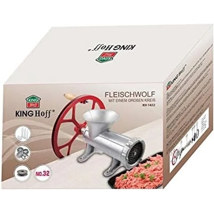 Kinghoff Kinghoff Fleischwolf aus Gusseisen 12681 – Bild 7