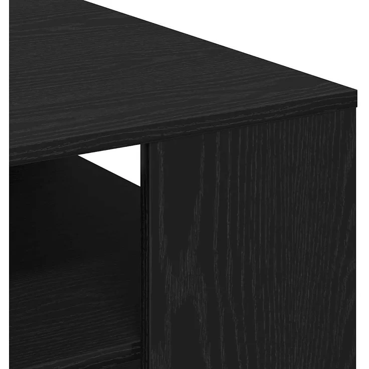 vidaXL Couchtisch Schwarz Eichen-Optik 55 x 55 x 42 cm Holzwerkstoff 862714 – Bild 7