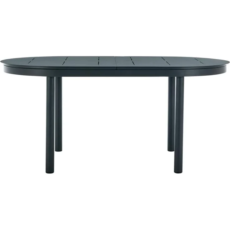 Vente-unique - LOTTYS Gartenessgruppe Metall Grau - B 56 cm99 cm x H 86 cm75 cm x L 56 cm220 cm170 cm – Bild 5