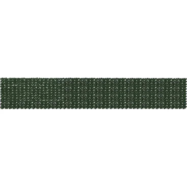 vidaXL Balkonsichtschutz mit Blättern Dunkelgrün 600 x 100 cm 42040631 – Bild 1