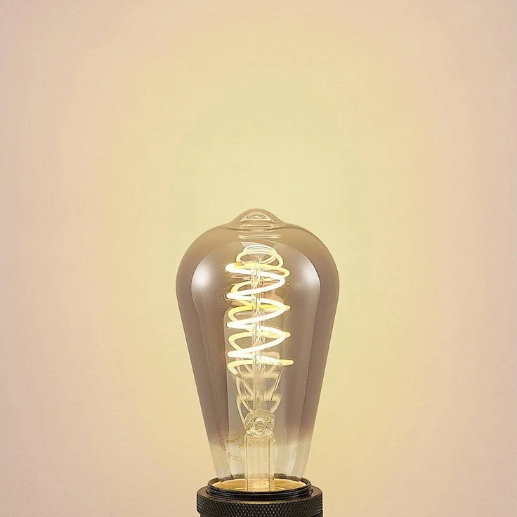 Lucande LED-Leuchtmittel E27 St64 LED 4W, E27, warmweiß – Bild 2