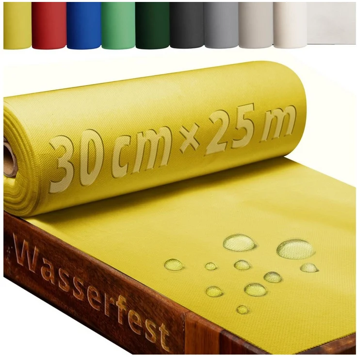 DecoHomeTextil Heimtextilmanufaktur Tischdecke Rolle Vliesstoff Tischläufer Vlies wasserabweisend