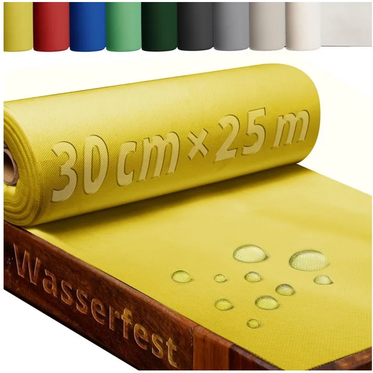 DecoHomeTextil Heimtextilmanufaktur Tischdecke Rolle Vliesstoff Tischläufer Vlies wasserabweisend