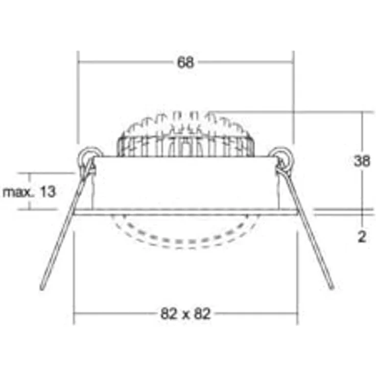 Brumberg LED-Einbaustrahler 3000K weiß dimm. 39365073 – Bild 3