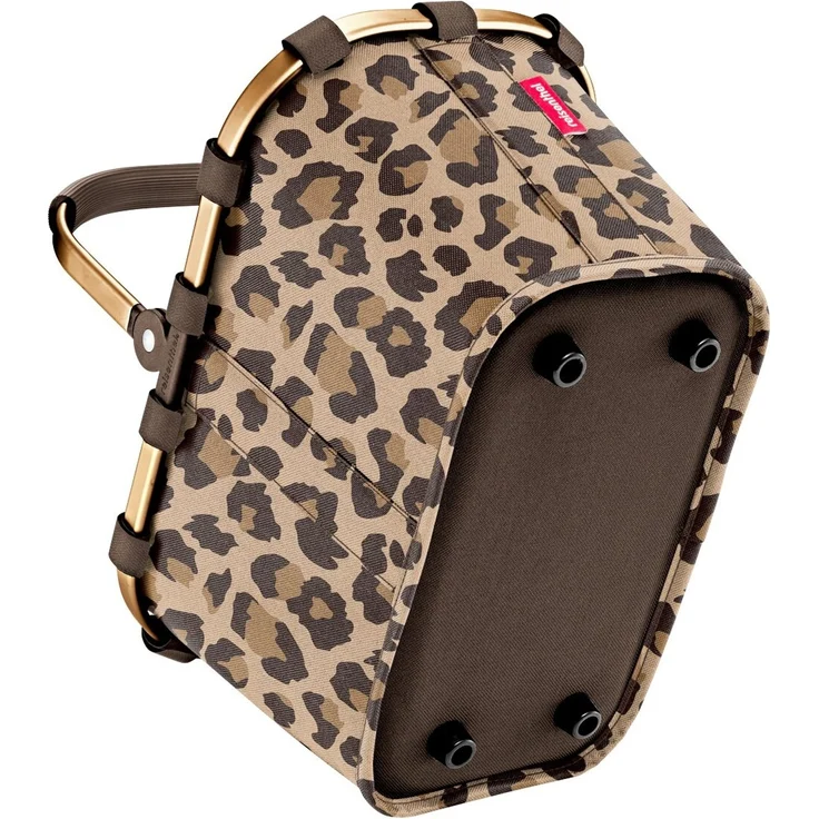 Reisenthel Einkaufskorb 'Carrybag XS Frame Leo Macchiato', Polyester leopard, 33.5 x 21 x 19.5 cm, wasserabweisend – Bild 7