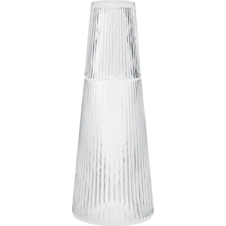 Stelton Pilastro Karaffe mit Trinkbecher 1,0 l