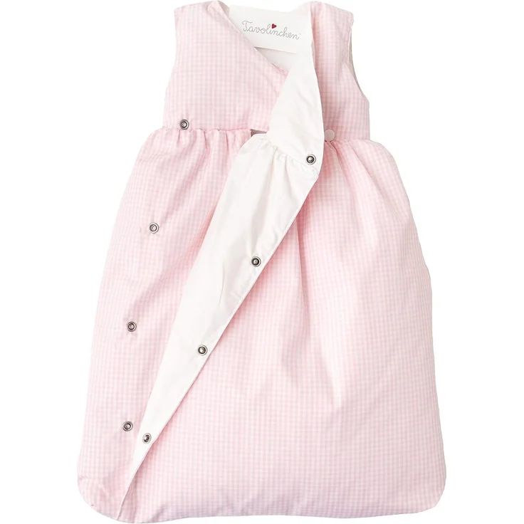 Tavolinchen Babyschlafsack Daunenschlafsack "TwistKaro" Kinderschlafsack - rose - 70cm – Bild 2