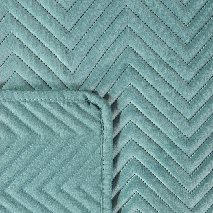 Eurofirany Bettüberwurf SOFIA, Elegante Tagesdecke Velvet Sesseldecke Sofadecke Überwurf Samt – Bild 2