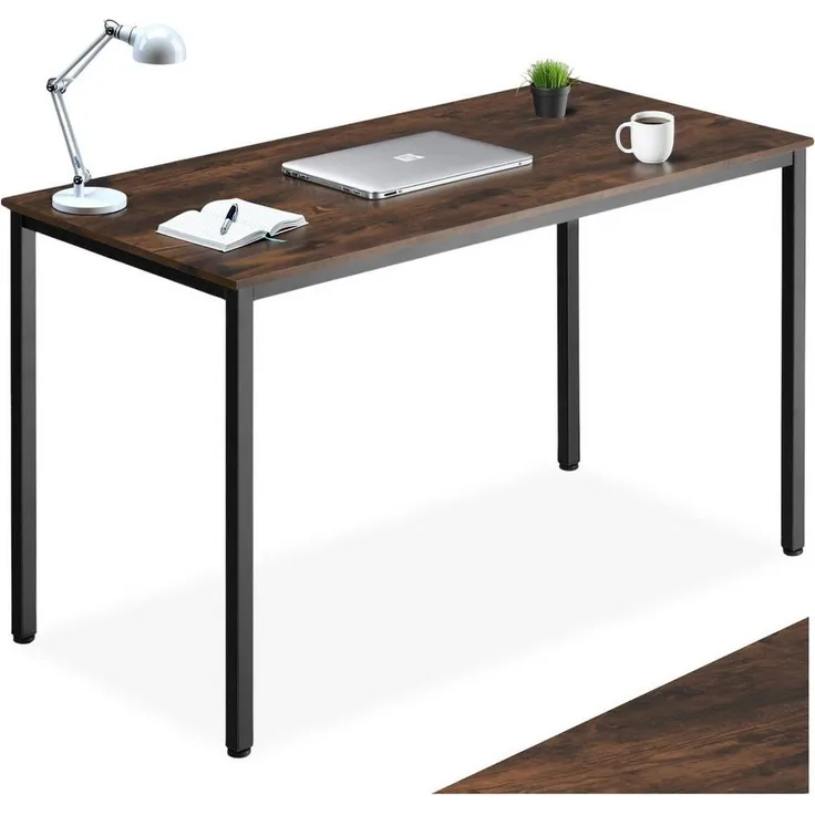 tectake Schreibtisch Computertisch Vanport 120x60x75,5cm (1-St, 1 tlg), Vielseitiger Schreibtisch im reizvollen Industrie-Stil