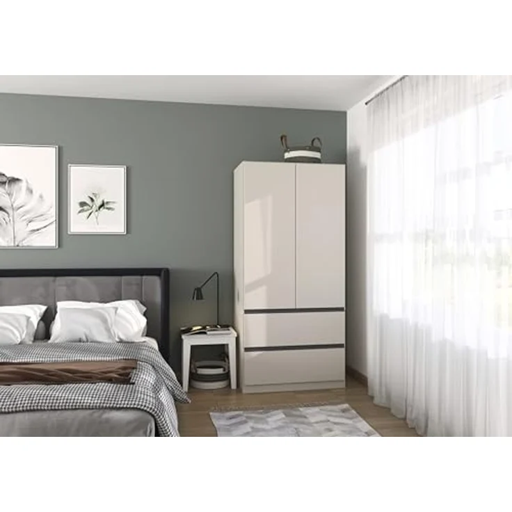 rauch Drehtürenschrank Kleiderschrank Schrank Garderobe COSTA in den Breiten 91/136/181 cm (in 3 Ausstattungen BASIC/CLASSIC/PREMIUM) viel Platz, grifflose Front und Push-to-Open Funktion MADE IN GERMANY – Bild 2