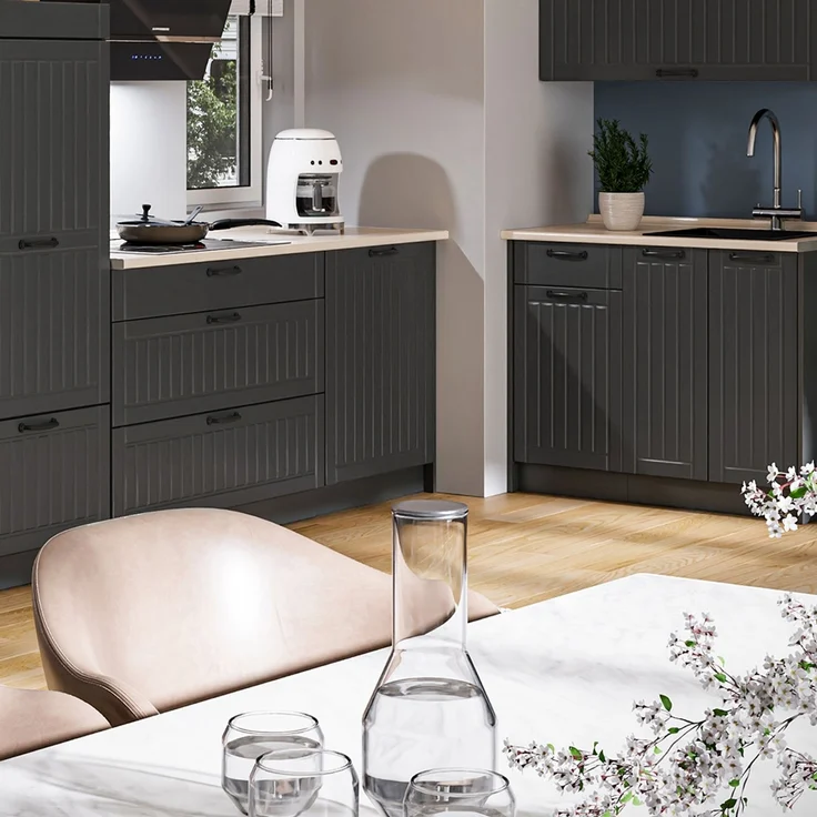 Küchenarbeitsplatte R-Line Satin 80 cm Vicco – Bild 3