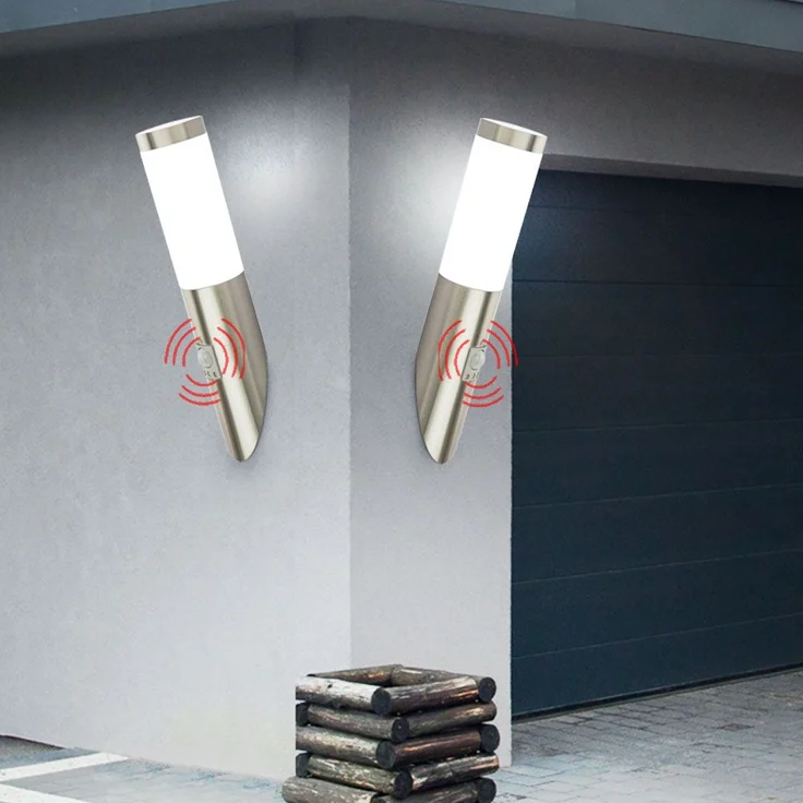 Modernes 2er Set Außenlampe mit Bewegungsmelder – Bild 5