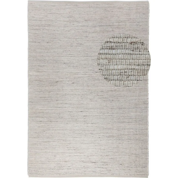 HANSE Home Teppich Dhaka Juteteppich, rechteckig, Höhe: 5 mm, Läufer, handgewebt, Jute, Wolle, Natur, Wohnzimmer, Flur, Klassisch – Bild 1