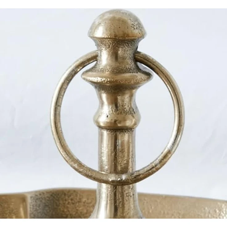 Mirabeau Etagere Etagere Frinesto antikchampagner, Aluminiumguss – Bild 5