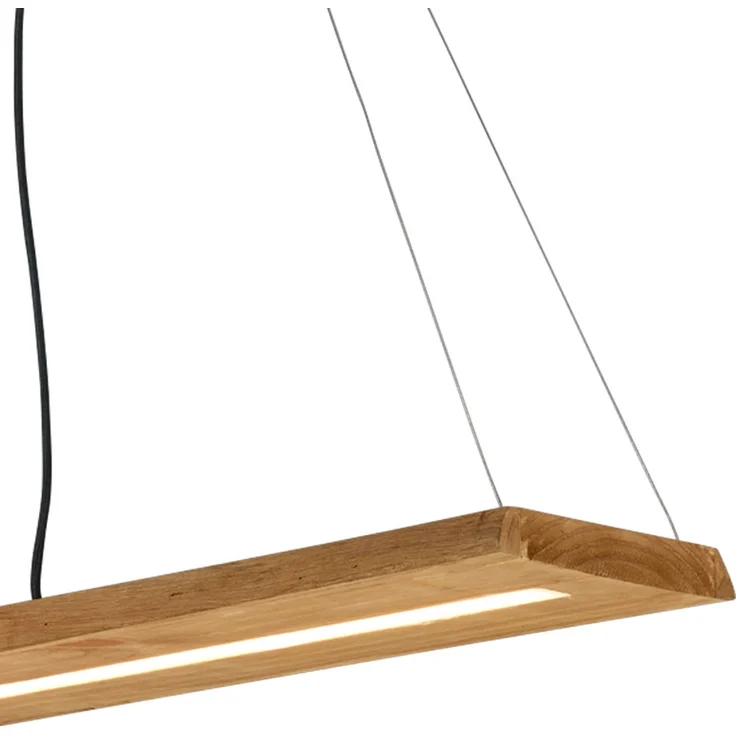 LED Hängeleuchte, Balken natur, Switch Dimmer, L 100 cm – Bild 6