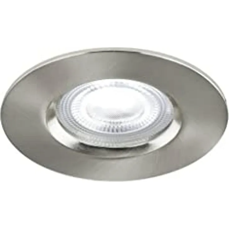 Nordlux Smart Home DONSMART RGB LED Einbaustrahler gebürstet nickel 320lm IP65 App Steuerbar 8,5x8,5x5,4cm