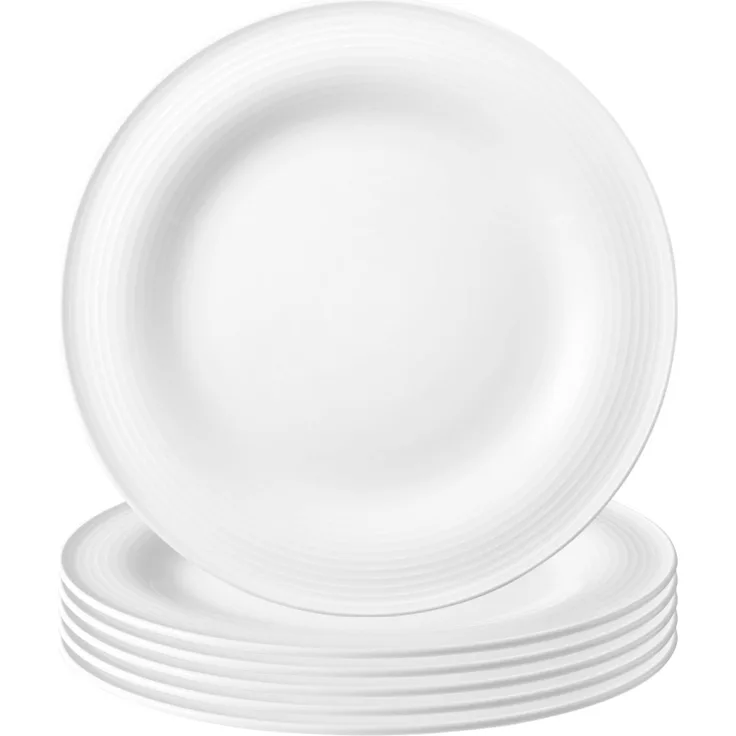 Seltmann Weiden Beat Color Glaze Frühstücksteller ø 23,3 cm 6er Set Weiß