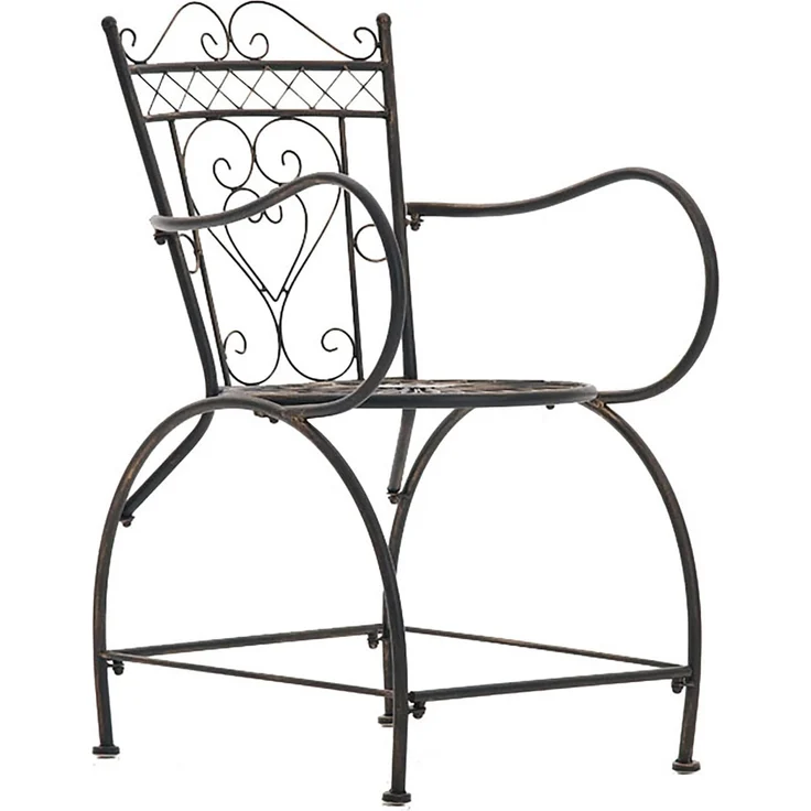 CLP 2er Set Stühle Sheela handgefertigt mit antiker Patina - Farbe:bronze – Bild 2