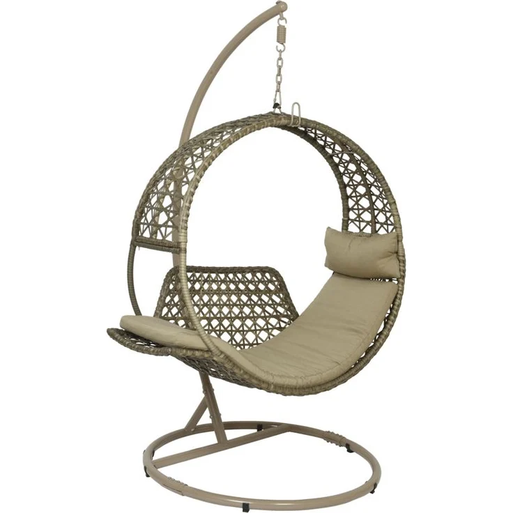 2er Set Kaemingk Kapaa Haengestuhl wicker braun – Bild 1