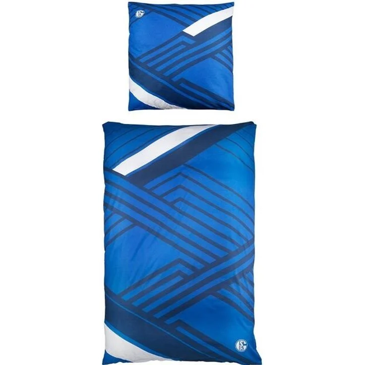 FC Schalke 04 Bettwäsche FC Schalke 04 Bettwäsche blau / weiss – Bild 4