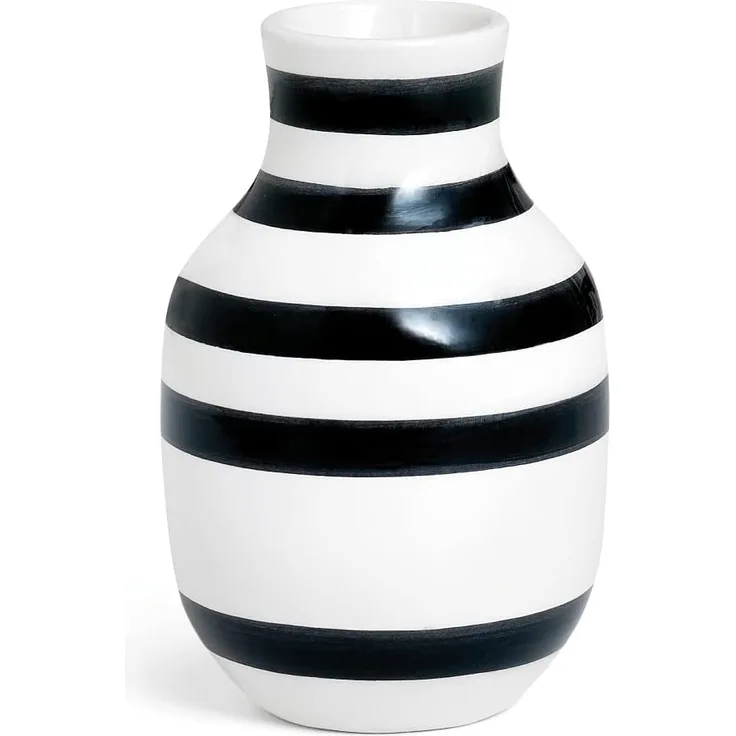 Kähler Omaggio Vase 12,5 cm black
