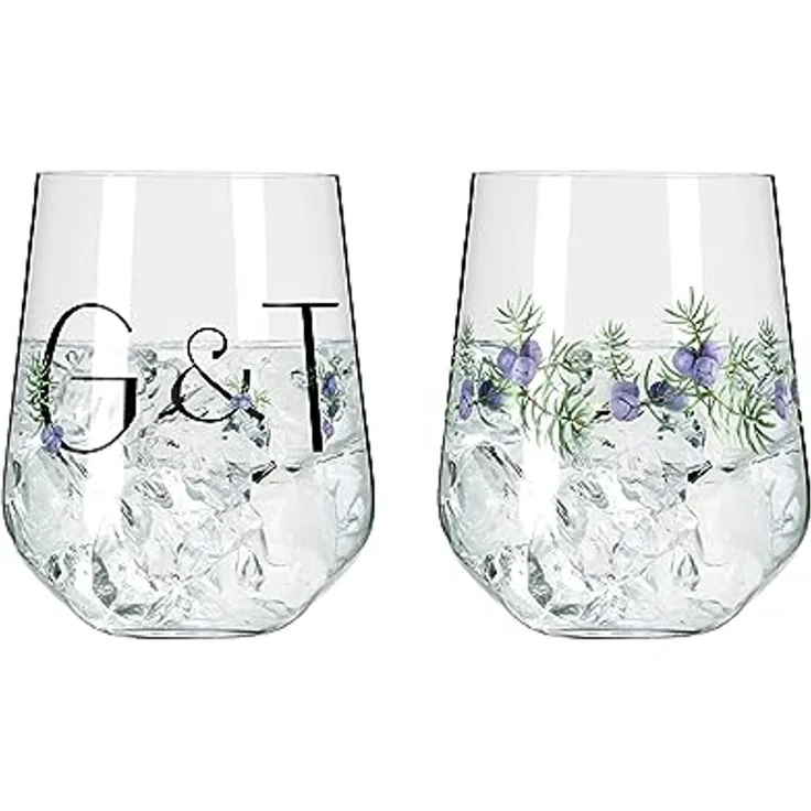 Ritzenhoff 3891001 BOTANIC LIGHTS Gin Tumbler 2er #5 #6 RDT 2023 / Ginglas-Set – Bild 2