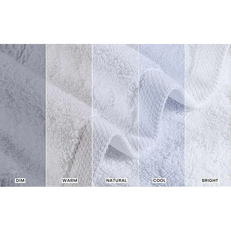 Utopia Towels 4er-Pack Badetücher Set, Premium 100% ringgesponnene Baumwolle, 69 x 137 cm, sehr saugfähig, weiß – Bild 3