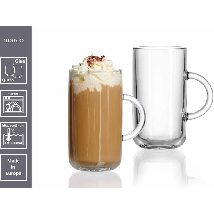 Ritzenhoff & Breker Marco Latte Macchiato / Glühwein Glas 270 ml 6er Set – Bild 3