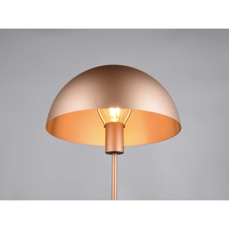 Große LED Tischleuchte aus Metall Coffee in Pilzform, Höhe 45cm – Bild 4
