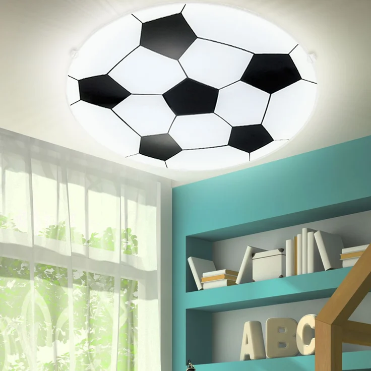 RGB LED Wand- und Deckenleuchte im Fußball-Design – Bild 10
