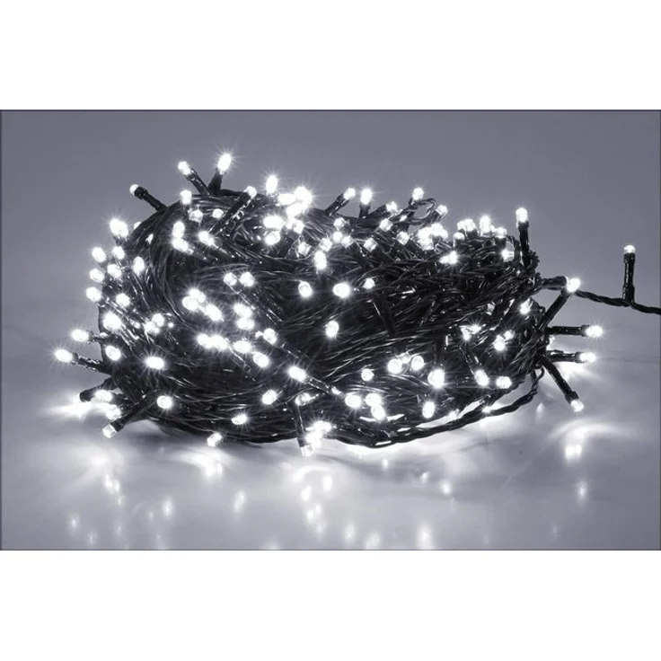 Spetebo Lichterkette Weihnachts Lichterkette 320 LED - kalt weiß, 320-flammig, Brilliante Lichter für ein stimmungsvolles Ambiente – Bild 2