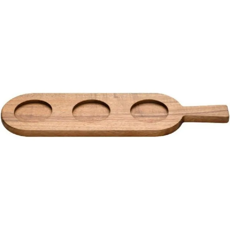 Leonardo Servierbrett für Dipschälchen Holz Matera 023082