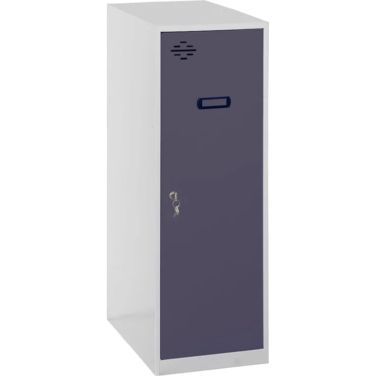 SimonRack Simonlocker Kommode, klein, 915 x 300 x 500 mm, Amario aus Metall, inkl. Schlüssel, Grau/Anthrazit – Bild 1