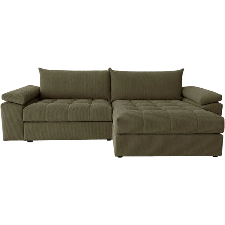 OTTO home Ecksofa Soft&Cosy Pik XXL, L-Form, B: 303 cm, Mega Sofa in Cord, Lounge-Komfort mit edler Sitzsteppung, Federkern – Bild 2