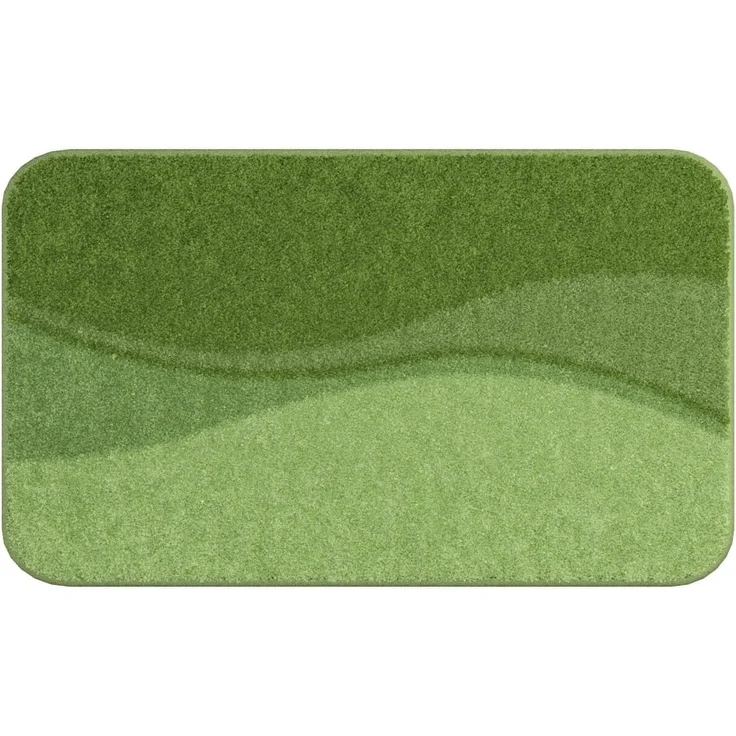 Linea Due Flash Badteppich 60x90 cm grün – Bild 1
