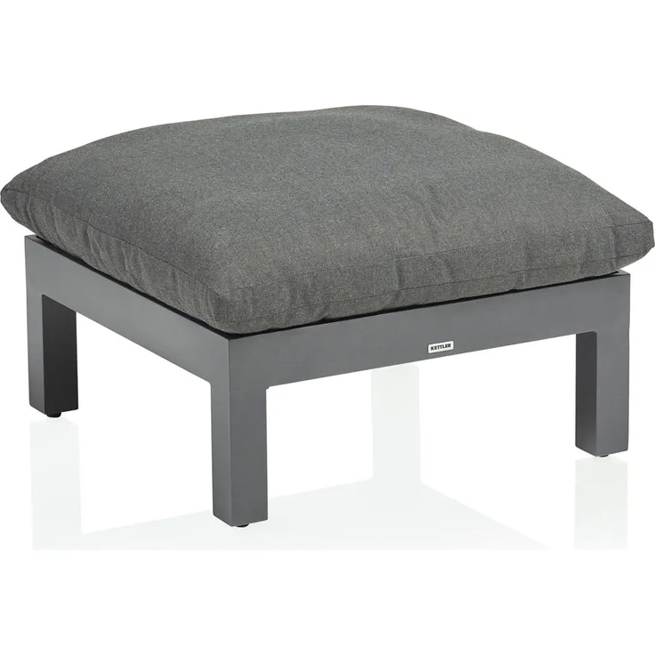 Kettler Comfort Lounge Hocker mit Kissen 81 x 81 x 50 cm