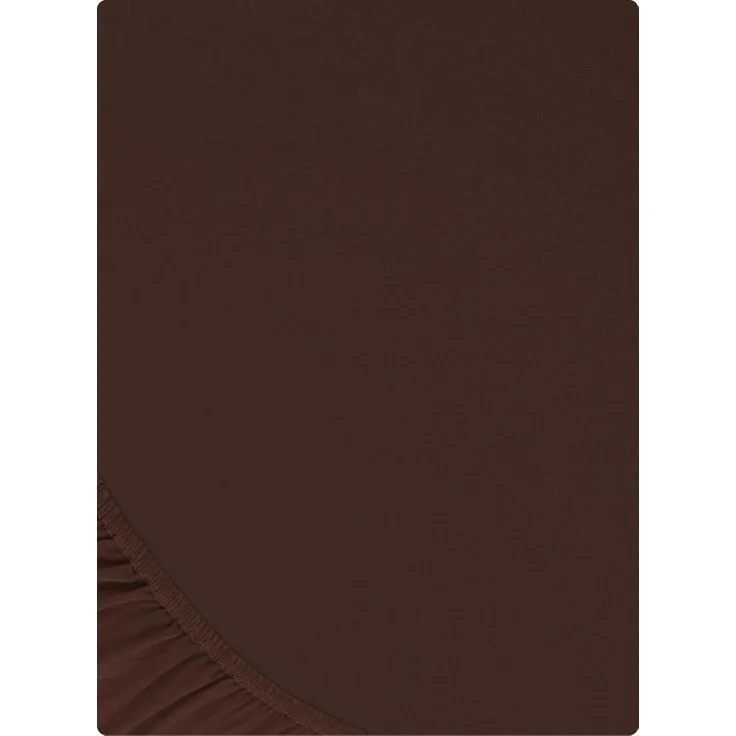 Buymax® Spannbettlaken 160x200 cm Baumwolle 100% Spannbetttuch Bettlaken Jersey, Matratzenhöhe bis 25 cm, Farbe Schokobraun – Bild 9