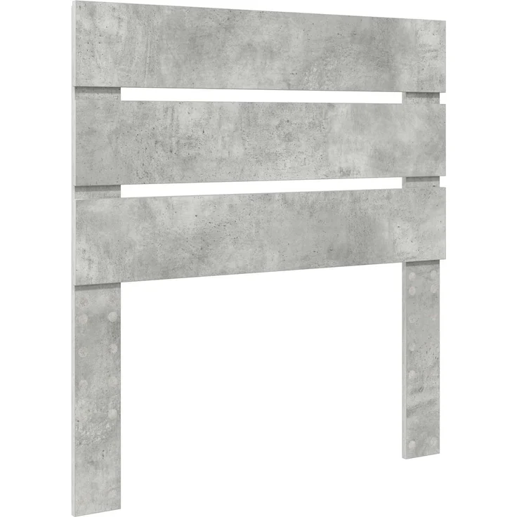 vidaXL Bettrahmen Beton Grau 100 x 200 cm Massives Kiefernholz 3411779 – Bild 5