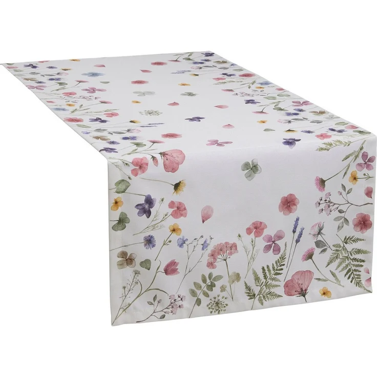 sander table + home Tischdecke Tischläufer "Suzanne", Baumwolle Blumen – Bild 4