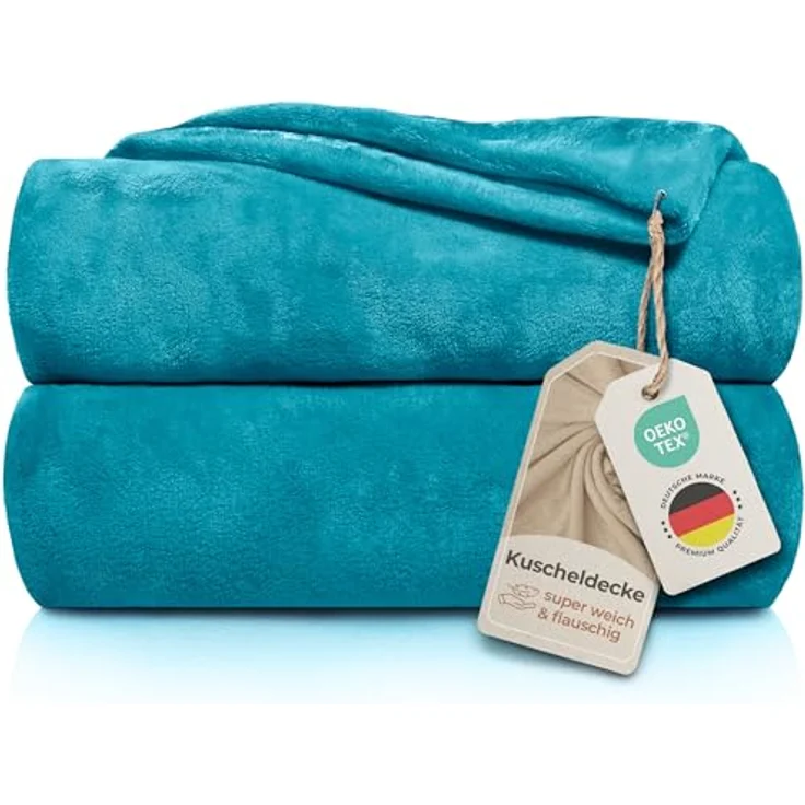 Wohndecke Kuscheldecke super weich & flauschig – warme Fleecedecke, Gräfenstayn, warme Wolldecke, Sofadecke & Tagesdecke - Überwurf Sofa, Couch – Bild 2