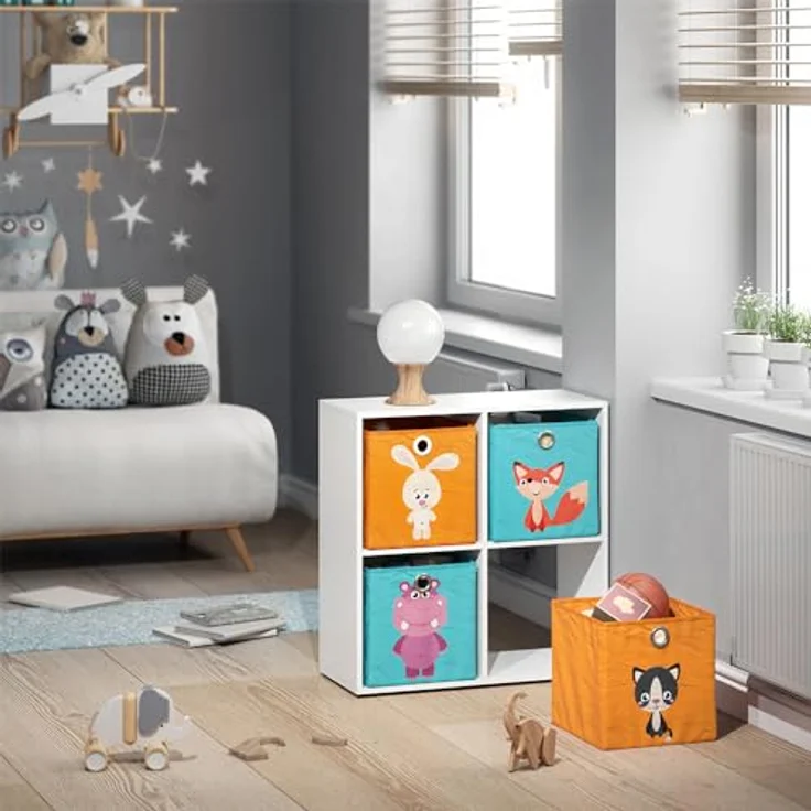 Faltbox Orange/Blau 30 x 30 cm 2er Set Vicco – Bild 5