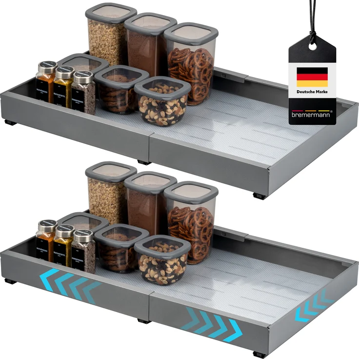 Teleskopschublade 2er, 43-67 cm – Bild 1