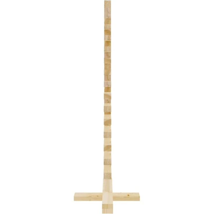 vidaXL Weihnachtsbaum Holz zum Schmücken 90 cm Massivholz Kiefer 357994 – Bild 5